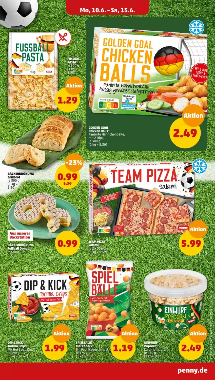 Aktueller Prospekt Penny - Prospekte - von 10.06 bis 15.06.2024 - strona 17 - produkty: ball, brot, chips, ente, grill, Grillbrot, LG, tee, Ti, tortilla, Tortilla Chips