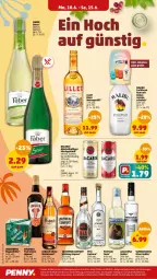 Gazetka promocyjna Penny - Prospekte - Gazetka - ważna od 15.06 do 15.06.2024 - strona 20 - produkty: alkohol, amarula, ananas, aperitif, bacardi, Cachaca, coconut, eis, getränk, gin, LG, lillet, liqueur, mac, ouzo, reis, rum, Southern Comfort, Ti, vodka, wein, weinbrand, whiskey, white rum, ZTE