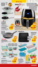 Gazetka promocyjna Penny - Prospekte - Gazetka - ważna od 15.06 do 15.06.2024 - strona 27 - produkty: decke, Deckel, eis, eiswürfel, elle, frischhaltedosen, fritteuse, gin, Glasdeckel, Heißluftfritteuse, HP, latte, LG, maille, medion, mikrowelle, natur, natura, pfanne, rel, spülmaschinen, tefal, Ti, timer, topf, würfel