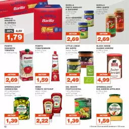 Gazetka promocyjna Real - Gazetka - ważna od 10.06 do 10.06.2023 - strona 12 - produkty: apfel, apfelmus, barilla, basilico, bio, cocktail, genovese, gewürz, heinz, ketchup, monte, pesto, pomito, spaghetti, spreewaldhof, suppe, Ti, tomate, tomaten, tomatenmark, tomato ketchup