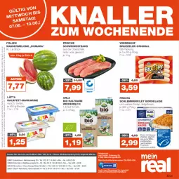 Gazetka promocyjna Real - Gazetka - ważna od 10.06 do 10.06.2023 - strona 28 - produkty: arla, Becher, bio, bordelaise, bosch, bruzzzler, eis, elle, ente, filet, fisch, fische, Fischer, frosta, gewürz, gin, lätta, LG, margarine, melone, milch, Narzissen, natur, Nestea, rwe, Schal, Schale, Schere, schlemmerfilet, schwein, schweine, steak, steaks, Ti, wasser, wassermelone, weidemilch, wein, weine, wiesenhof