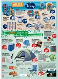 Gazetka promocyjna Vmarkt - Prospekte - Gazetka - ważna od 28.05 do 28.05.2025 - strona 16 - produkty: akku, angebot, angebote, arla, auto, ball, Bau, Brennholz, buch, decke, Deckel, disney, edelstahl, eis, elle, erde, fisch, fische, flasche, getränk, getränke, grill, Holz, kerze, kühlakku, kühlbox, Lampe, lebensmittel, Leuchte, LG, maille, moskitonetz, Plüsch, Rauch, Ria, sac, schlauch, solarlampe, solarleuchte, stuhl, tasse, teller, Ti, tisch, tragegriff, trinkflasche, usb, wasser, Zelt