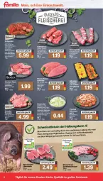 Gazetka promocyjna Famila - Prospekte - Gazetka - ważna od 10.09 do 10.09.2022 - strona 4 - produkty: auer, Bau, bauchscheiben, cevapcici, curry, eis, filet, filets, fleisch, für grill und pfanne, gewürz, grill, grill und pfanne, Grillbauch, grillkotelett, grillrippe, gyros, hirtenkäse, Holz, holzfällersteaks, Käse, kasseler, kotelett, Kraut, krautsalat, küche, Küchen, lachs, mab, mac, marinade, mit zwiebeln, natur, paprika, pfanne, pute, putenschnitzel, Ria, saft, salat, schinken, schinkenschnitzel, schnitzel, schwein, schweine, schweinefleisch, Schweinelachs, schweinenacken, steak, steaks, Ti, und pfanne, wein, weine, zwiebel, zwiebeln