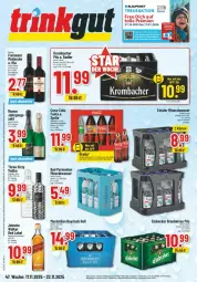 Gazetka promocyjna Trinkgut - Prospekte - Gazetka - ważna od 22.11 do 22.11.2025 - strona 1 - produkty: Alwa, angebot, angebote, Bad, blaupunkt, blended scotch, blended scotch whisky, coca-cola, cola, deka, eis, Extaler, fanta, flasche, freixenet, gin, johnnie walker, K2, krombache, krombacher, mineralwasser, monte, mumm, oder sprite, payback, pils, radler, reifen, reis, scotch, scotch whisky, sekt, sprite, Three Sixty, Ti, vodka, wasser, wein, whisky