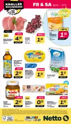 Gazetka promocyjna Netto - Woche 45 - Gazetka - ważna od 11.11 do 11.11.2023 - strona 28 - produkty: agrarfrost, alle artikel ohne dekoration, angebot, dekoration, eis, elle, ferrero, filet, fisch, fische, fleisch, Fleischerei, hering, Herings, kartoffel, kartoffelpuffer, kotelett, LG, Maasdam, maasdamer, milch, nutella, reis, ring, Schere, schoko, schokolade, schokoladen, Ti, trauben, Waage