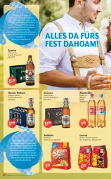 Gazetka promocyjna Getraenke Hoffmann - Prospekte - Gazetka - ważna od 24.09 do 24.09.2022 - strona 2 - produkty: almdudler, auer, Bau, Bauer, bier, binden, brezel, cassis, elle, frucht, Gessner, gin, hacker pschorr, Holz, kleiner klopfer, krone, leine, LG, lion, Loewe, lorenz, malz, pircher, rwe, saltletts, Spaten, Spezi, Ti, zucker
