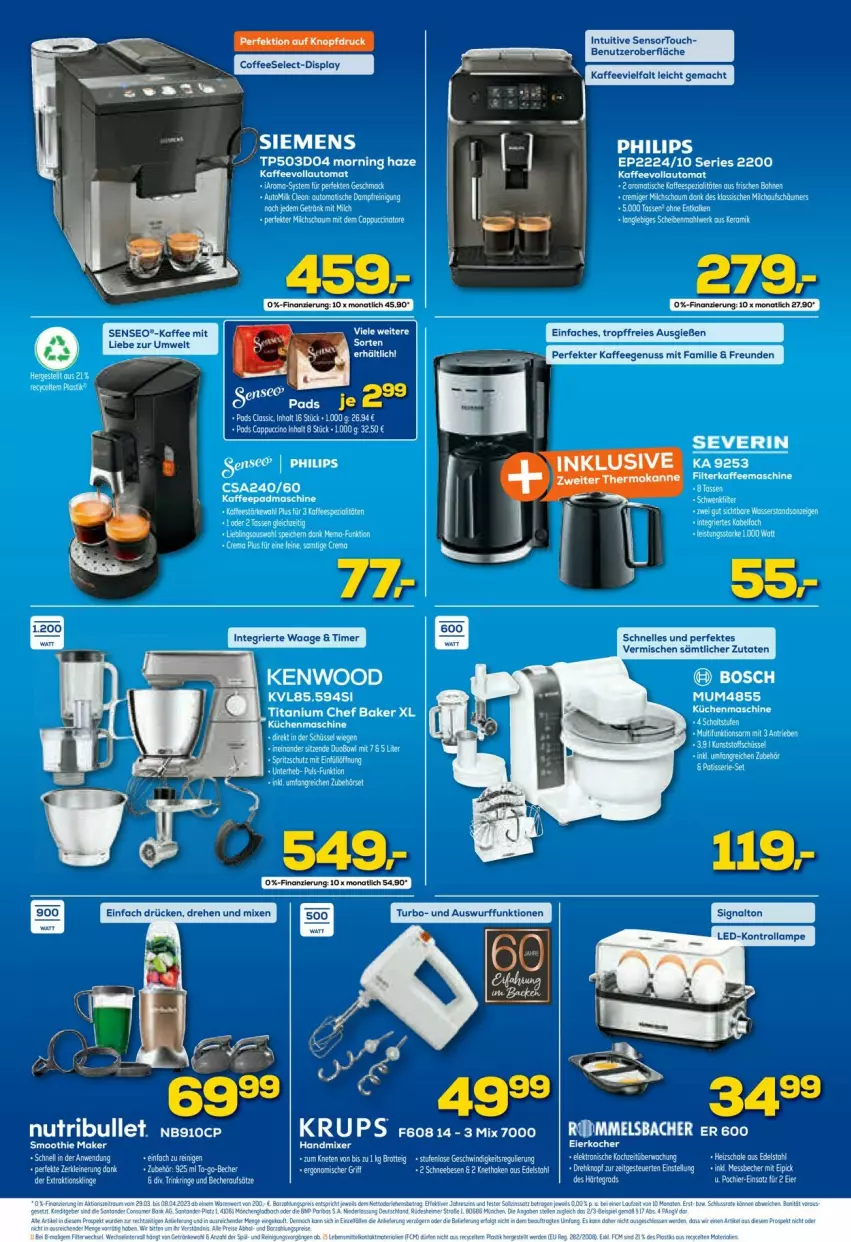 Aktueller Prospekt Euronics - Prospekte - von 29.03 bis 05.04.2023 - strona 10 - produkty: elle, kaffee, kaffeegenuss, Lampe, nuss, senseo, Signal, Ti, timer, Waage