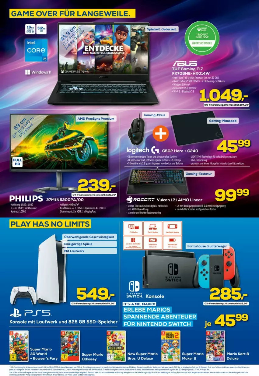 Aktueller Prospekt Euronics - Prospekte - von 29.03 bis 05.04.2023 - strona 4 - produkty: gsw, HDMI, hero, obst, Spiele, tee, Ti