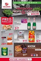 Gazetka promocyjna Selgros - Food - Gazetka - ważna od 28.02 do 28.02.2024 - strona 1 - produkty: alkohol, apfel, Apfelstrudel, asti, beutel, bohne, caffe, classico, eis, flasche, frutti di mare, gurke, gurken, jahrgangssekt, Kühne, lavazza, mars, mumm, reis, riegel, sac, sandwich, sekt, snickers, Strudel, tee, Ti, twix, zwiebel