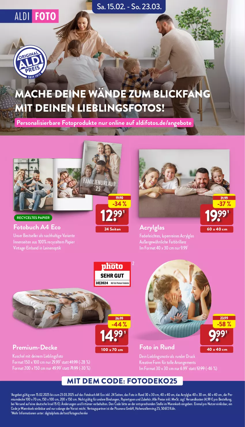 Aktueller Prospekt Aldi Nord - Von Montag - von 24.02 bis 01.03.2025 - strona 42 - produkty: aldi, angebot, angebote, buch, decke, eis, elle, Fotobuch, korb, leine, LG, mac, ndk, papier, Persona, reis, Ria, ring, Ti, tiefpreis