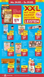 Gazetka promocyjna Aldi Nord - Von Montag - Gazetka - ważna od 01.03 do 01.03.2025 - strona 10 - produkty: aldi, aufschnitt, bohne, brot, brötchen, Cabanossi, eier, eis, flasche, fleisch, joghur, joghurt, kondensmilch, korn, Kornbrot, lyoner, Mett, mettwurst, milch, reis, rind, rindfleisch, salami, schinken, sim, Spezi, Ti, vollkornbrot, wurst, Yo, zwiebel, zwiebelmettwurst