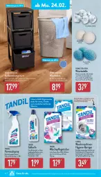 Gazetka promocyjna Aldi Nord - Von Montag - Gazetka - ważna od 01.03 do 01.03.2025 - strona 16 - produkty: aldi, bio, flasche, gin, kraft, Rauch, reiniger, Ria, rwe, Seife, Ti, Trockner, tücher, wolle, zitrone, zitronen, ZTE