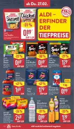 Gazetka promocyjna Aldi Nord - Von Montag - Gazetka - ważna od 01.03 do 01.03.2025 - strona 30 - produkty: aldi, Alwa, angebot, angebote, Bad, barilla, Becher, eis, elle, flasche, frucht, getränk, limo, mineralwasser, Nissin, pasta, Paula, paulaner, pfanne, Pfanner, reis, salz, sauce, Spezi, teller, Ti, tiefpreis, wasser, zucker