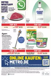 Gazetka promocyjna Metro - Food - NonFood - Gazetka - ważna od 06.03 do 06.03.2024 - strona 36 - produkty: abholpreise, Absolut Vodka, akku, angebot, angebote, ariel, auer, auto, braten, Dyson, eis, elle, ente, flasche, getränk, getränke, ilag, Intel, kraft, mac, Metro, metro gastro, Palette, Pods, Rauch, reis, rind, rinder, rinderbraten, rwe, sonderposten, staubsauger, teller, Ti, Tiere, tisch, vodka, vollwaschmittel, wandhalterung, waschmittel