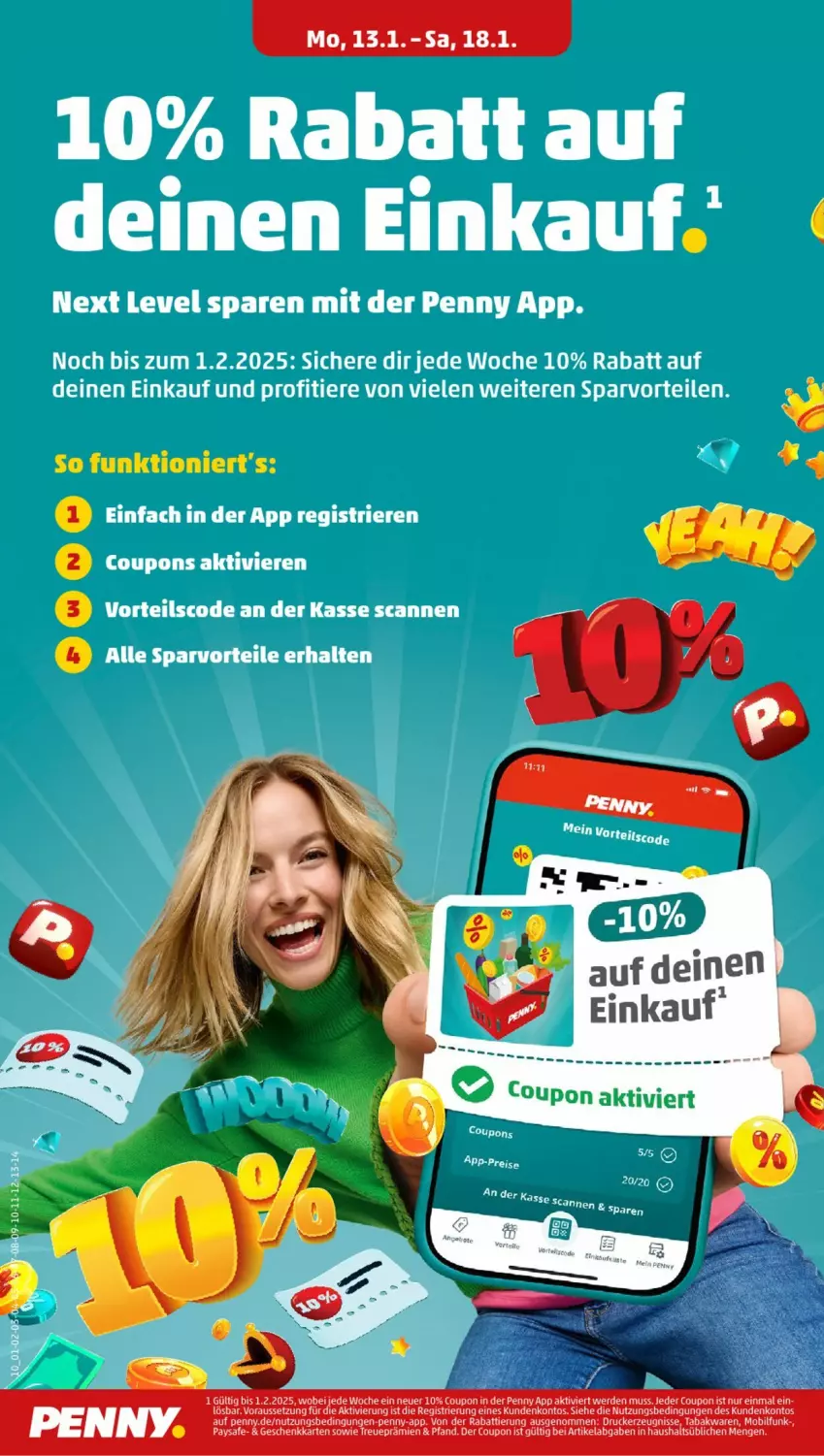 Aktueller Prospekt Penny - Prospekte - von 13.01 bis 18.01.2025 - strona 10 - produkty: coupon, drucker, erde, kerze, Ti