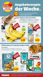 Gazetka promocyjna Penny - Prospekte - Gazetka - ważna od 18.01 do 18.01.2025 - strona 14 - produkty: apfel, apfelmus, banane, bananen, bio, bio-bananen, brot, curry, dinkelmehl, drink, eis, erbsen, hafer, Haferdrink, haselnuss, kichererbsen, kokos, kokosmilch, LG, mac, mehl, milch, natur, nuggets, nuss, reis, Soße, Ti, tomate, tomaten, ZTE, zwiebel, zwiebeln