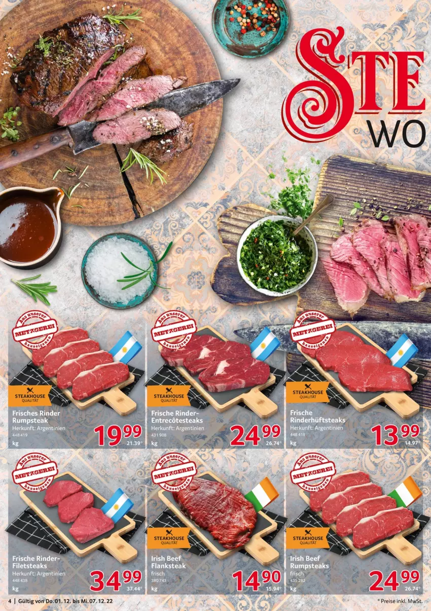 Aktueller Prospekt Selgros - Food - von 01.12 bis 07.12.2022 - strona 4 - produkty: eis, reis, steak, Ti