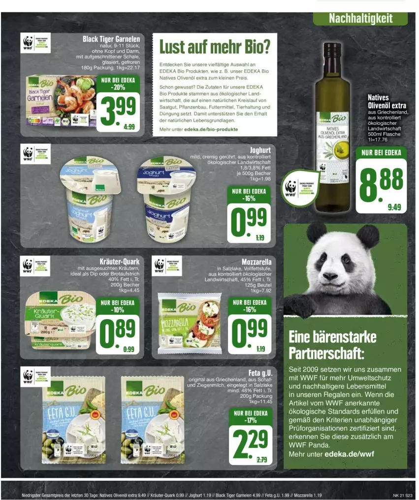 Aktueller Prospekt Edeka - Prospekte - von 20.05 bis 25.05.2024 - strona 23 - produkty: aufstrich, Bau, Becher, bio, brot, brotaufstrich, deka, dip, eis, feta, gin, joghur, joghurt, kräuter, kräutern, lack, lebensmittel, mozzarella, natives olivenöl, natur, olive, oliven, olivenöl, olivenöl extra, quark, regal, reis, rel, salz, tee, Ti, trolli, Zelt, ZTE