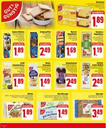 Gazetka promocyjna Edeka - Prospekte - Gazetka - ważna od 25.05 do 25.05.2024 - strona 10 - produkty: beutel, brötchen, butter, butterkeks, creme, Croissant, croissants, Doppelkekse, hafer, haferflocken, haselnuss, hörnchen, kakao, keks, kekse, LG, mac, milch, monster, Nougatcreme, nuss, rwe, schoko, Schokobrötchen, schokolade, schwein, schweine, Ti, vollmilch, waffeln, wein, weine, zucker