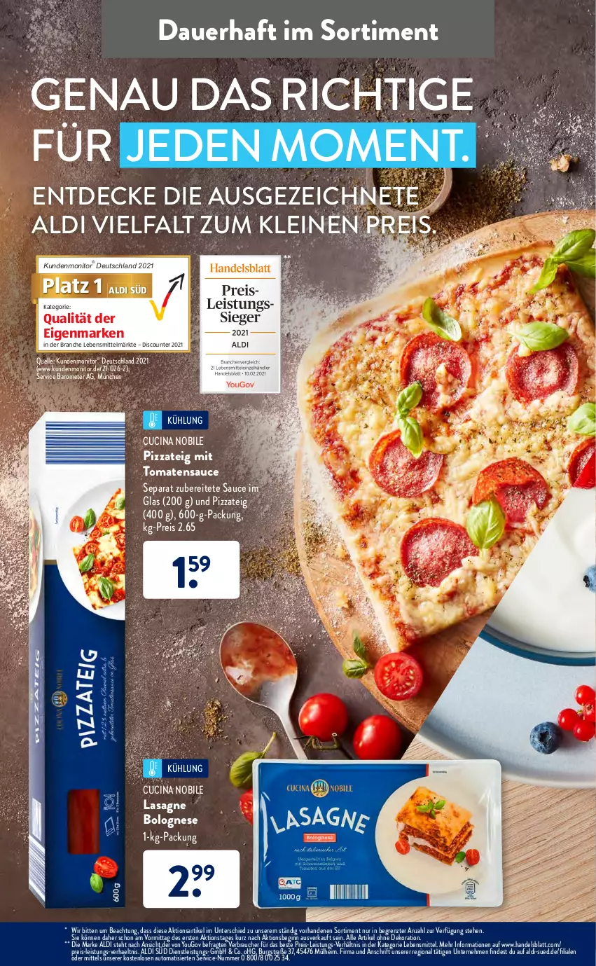 Aktueller Prospekt AldiSud - ALDI Aktuell - von 11.10 bis 16.10.2021 - strona 40