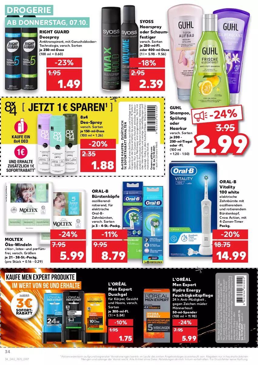 Aktueller Prospekt Kaufland - von 07.10 bis 13.10.2021 - strona 34