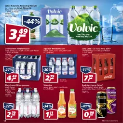 Gazetka promocyjna Real - Gazetka - ważna od 02.07 do 02.07.2022 - strona 12 - produkty: Alwa, black forest, cola, drink, eis, elle, energy drink, flasche, gerolsteine, gerolsteiner, lack, mineralwasser, natur, reis, rel, Rockstar, steiner, Ti, valensina, volvic, wasser