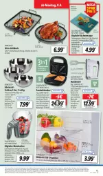 Gazetka promocyjna Lidl - Aktionsprospekt - Gazetka - ważna od 13.04 do 13.04.2024 - strona 17 - produkty: angebot, angebote, aust, auto, batterie, Becher, discount, edelstahl, eis, ente, ernesto, gefu, grill, handmixer, ilag, kontaktgrill, korb, küche, Küchen, Küchenwaage, kühlschrank, latte, lebensmittel, Messbecher, Mixer, Ofen, Rauch, reis, Ria, sandwich, Schal, Schrank, schüssel, silvercrest, Ti, tisch, Waage, Waffeleisen, ZTE