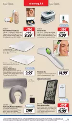 Gazetka promocyjna Lidl - Aktionsprospekt - Gazetka - ważna od 13.04 do 13.04.2024 - strona 23 - produkty: angebot, auer, batterie, batterien, coupon, dell, eis, elle, ente, kissen, Mode, nackenstützkissen, Persona, reis, thermometer, Ti, tisch, Wetterstation