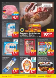 Gazetka promocyjna Netto Marken-Discount - Filial-Angebote - Gazetka - ważna od 12.11 do 12.11.2022 - strona 17 - produkty: angebot, aufschnitt, bestpreis, bio, braten, bratwurst, chili, chorizo, curry, currywurst, eis, ferdi fuchs, fleisch, fleischwurst, Geflügel, Holz, jamón serrano, ketchup, Kinder, kochschinken, leberwurst, messer, nuss, pute, putenbrust, Rauch, reis, rostbratwurst, salami, sauce, schinken, schinkenbraten, schnitten, schwein, schweine, serrano, serrano schinken, Ti, wein, weine, wurst, ZTE