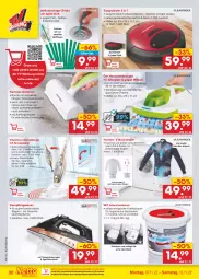 Gazetka promocyjna Netto Marken-Discount - Filial-Angebote - Gazetka - ważna od 12.11 do 12.11.2022 - strona 30 - produkty: apfel, auto, batterie, Behälter, bluse, bügel, Bügeleisen, bürste, dampfbügeleisen, eis, handstaubsauger, hemd, hemden, kraft, led-licht, mikrofaser, ndk, reifen, reiniger, Reinigung, reis, Saugroboter, Seife, staubsauger, Ti, tisch, topf, tücher, Urinal, versandkostenfrei