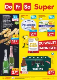 Gazetka promocyjna Netto Marken-Discount - Filial-Angebote - Gazetka - ważna od 12.11 do 12.11.2022 - strona 32 - produkty: angebot, arla, backofen, baguette, bestpreis, bio, eis, jahrgangssekt, Kærgården, korn, mumm, natur, ndk, Ofen, peperoni, Peroni, philadelphia, pils, pilsener, reis, sekt, steinofen, stube, Ti, Tiere, veltins, veltins pilsener