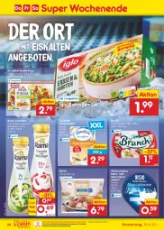 Gazetka promocyjna Netto Marken-Discount - Filial-Angebote - Gazetka - ważna od 12.11 do 12.11.2022 - strona 34 - produkty: angebot, angebote, bestpreis, Bifteki, creme, Dr. Oetker, eis, erbsen, iglo, joghur, joghurt, karotten, Käse, käsescheiben, landliebe, mascarpone, ndk, Rahmgemüse, rama, rama cremefine, reis, Ti, weihenstephan