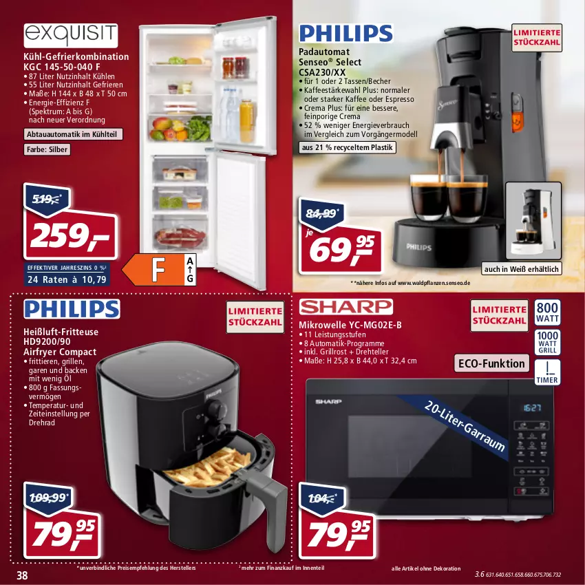 Aktueller Prospekt Real - Real Handzettel - von 14.02 bis 19.02.2022 - strona 38 - produkty: abtauautomatik, Airfryer, alle artikel ohne dekoration, asti, auto, Becher, dekoration, dell, eis, elle, ente, espresso, fritteuse, gefrierkombination, Germ, grill, grillrost, kaffee, kühl-gefrierkombination, mikrowelle, Mode, oder espresso, pflanze, pflanzen, Rauch, reis, rum, senseo, Spektrum, tasse, teller, Ti, Tiere