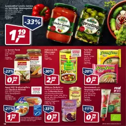 Gazetka promocyjna Real - Real Handzettel - Gazetka - ważna od 19.02 do 19.02.2022 - strona 14 - produkty: beere, beeren, beutel, eis, filet, filets, fisch, fische, Fischer, gewürz, Gewürzgurke, gewürzgurken, gurke, gurken, hering, Kraut, Letscho, LG, nudel, nudeln, Portwein, reis, ring, rotkohl, Schere, sekt, spreewaldhof, suppe, thunfisch, Ti, tomate, tomaten, tomatenmark, wein, Yum Yum