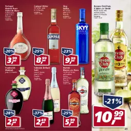 Gazetka promocyjna Real - Real Handzettel - Gazetka - ważna od 19.02 do 19.02.2022 - strona 23 - produkty: brillant sekt, campari, eis, erde, flasche, Havana Club, martini, mateus, medinet, reis, rum, sekt, skyy, Skyy Vodka, söhnlein, söhnlein brillant, Ti, vodka