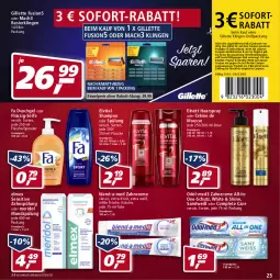 Gazetka promocyjna Real - Real Handzettel - Gazetka - ważna od 19.02 do 19.02.2022 - strona 25 - produkty: blend-a-med, coupon, coupons, creme, duschgel, eis, elmex, elnett, elvital, fa duschgel, flasche, fusion5, gillette, gin, haarspray, kräuter, mac, mach3, meridol, mousse, mundspülung, Odol, Rasierklinge, rasierklingen, reis, Seife, shampoo, shampoo oder spülung, sofort-rabatt, sofortrabatt, spülung, Ti, Tiere, vita, zahncreme