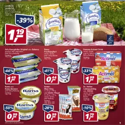 Gazetka promocyjna Real - Real Handzettel - Gazetka - ważna od 19.02 do 19.02.2022 - strona 9 - produkty: actimel, actimel drink, arla, auer, Bau, Bauer, Becher, danone, danone actimel drink, Dr. Oetker, drink, eis, frucht, fruchtjoghurt, gin, grütze, joghur, joghurt, Kinder, Kinder Maxi, kinder maxi king, kinder pingui, landliebe, landmilch, milch, pingui, pudding, rama, reis, sahne, salz, Ti