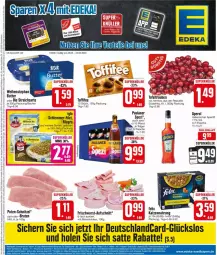 Gazetka promocyjna Edeka - Prospekte - Gazetka - ważna od 02.03 do 02.03.2024 - strona 1 - produkty: aperitif, aperol, aufschnitt, Becher, bier, bierschinken, braten, butter, deka, felix, filegro, filet, flasche, frischwurst-aufschnitt, iglo, Paula, paulaner, pute, schinken, schlemmer-filet, schnitzel, Spezi, Streichzart, tafeltrauben, Ti, toffifee, trauben, weihenstephan, wurst