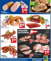 Gazetka promocyjna Edeka - Prospekte - Gazetka - ważna od 02.03 do 02.03.2024 - strona 15 - produkty: aeg, auer, Bau, Bauer, bett, Betten, cin, eier, elle, ente, houdek, HP, kabanos, lyoner, mac, pfeffer, ring, schinken, serrano, Spezi, Ti, wiesbauer, wurst, Yo