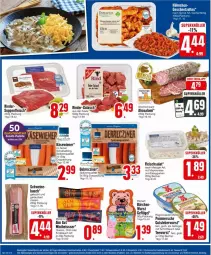 Gazetka promocyjna Edeka - Prospekte - Gazetka - ważna od 02.03 do 02.03.2024 - strona 16 - produkty: Bau, Becher, chili, debrecziner, deutschlandcard, eis, essig, fleisch, fleischsalat, Geflügel, gulasch, gurke, gurken, gutsleberwurst, Heu, Käse, knoblauch, leberwurst, mayonnaise, Pommersche, reinert, rind, rinder, rügenwalder, rügenwalder mühle, salami, salat, schnittlauch, schwein, schweine, spitzenqualität, suppe, suppen, suppenfleisch, tee, teewurst, wein, weine, wiener, wurst, Yo