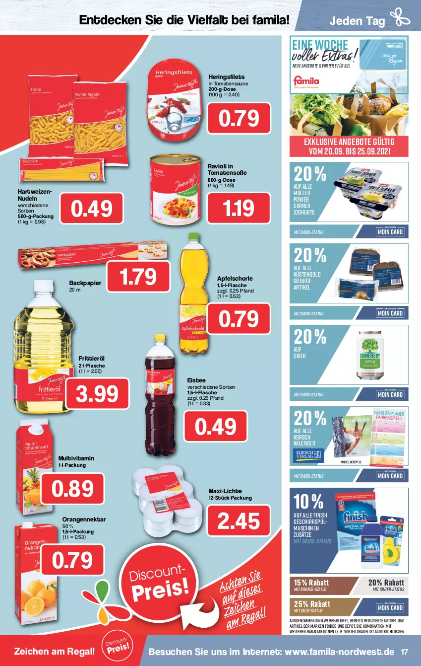 Aktueller Prospekt Famila - Prospekte - von 20.09 bis 25.09.2021 - strona 17