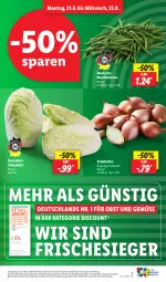 Gazetka promocyjna Lidl - Aktionsprospekt - Gazetka - ważna od 26.08 do 26.08.2023 - strona 3 - produkty: Abtei, bohne, bohnen, Buschbohnen, discount, eis, ente, obst, Obst und Gemüse, reis, Schal, Schalotte, Ti, und gemüse