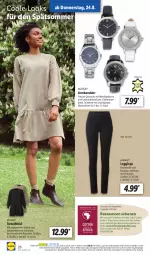 Gazetka promocyjna Lidl - Aktionsprospekt - Gazetka - ważna od 26.08 do 26.08.2023 - strona 38 - produkty: angebot, Armband, Armbanduhr, Bau, baumwolle, dell, eis, elle, esmara, gin, kleid, leggings, LG, Mode, ndk, reis, Schal, Schale, schnitten, Sweatkleid, Ti, uhr, wasser, wolle, ZTE
