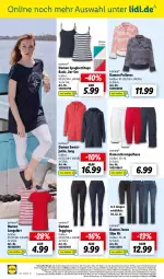 Gazetka promocyjna Lidl - Aktionsprospekt - Gazetka - ważna od 26.08 do 26.08.2023 - strona 40 - produkty: angebot, angebote, eis, elle, esmara, gin, hose, Jacke, jeans, ndk, Pullover, reis, rel, Schal, Schale, shirt, spaghetti, sweatjacke, telefon, Ti, uhr, weck