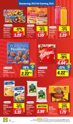 Gazetka promocyjna Lidl - Aktionsprospekt - Gazetka - ważna od 26.08 do 26.08.2023 - strona 56 - produkty: angebot, auer, backfisch, Bau, Bauer, bergader, coupon, elle, filet, fisch, fischstäbchen, gutfried, hähnchenbrust, iglo, Käse, malteser, milram, ndk, nestlé, piccolinis, salami, Schal, Schale, smoothie, teller, Ti, true fruits, wagner