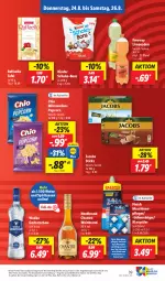 Gazetka promocyjna Lidl - Aktionsprospekt - Gazetka - ważna od 26.08 do 26.08.2023 - strona 57 - produkty: angebot, chantré, coupon, eis, elle, Finish, Gorbatschow, jacobs, Kinder, klarspüler, limo, limonade, limonaden, Maschinenpfleger, mikrowelle, nordbrand, popcorn, raffaello, Rauch, reiniger, reis, rwe, schoko, schoko-bons, spirituosen, teller, Ti, wein, weinbrand, weine, wodka, ZTE