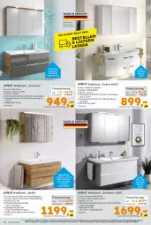 Gazetka promocyjna  - Gazetka - ważna od 27.07 do 27.07.2024 - strona 14 - produkty: ACC, accessoires, armatur, Bad, Badmöbel, Bank, beleuchtung, Brei, bügel, eis, hochglanz, Kranz, Leuchte, LG, möbel, reis, Schrank, spiegel, spiegelschrank, Ti, tisch, unterschrank, waschtisch, ZTE