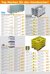 Gazetka promocyjna  - Gazetka - ważna od 27.07 do 27.07.2024 - strona 18 - produkty: Bau, eimer, eis, elle, Finish, kleber, latte, LG, Palette, Reibeputz, reis, sac, Scheibenputz, spachtel, Ti, Zement
