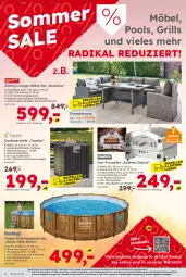 Gazetka promocyjna  - Gazetka - ważna od 27.07 do 27.07.2024 - strona 2 - produkty: abdeckplane, Bank, Bau, edelstahl, eis, elle, flasche, gasflaschen, glasplatte, grill, latte, möbel, Ofen, piezo-zündung, pizza, Pizzaofen, pool, reis, Ria, schlauch, Sofa, thermometer, Ti, tisch, wasser, ZTE