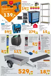 Gazetka promocyjna  - Gazetka - ważna od 29.08 do 29.08.2026 - strona 10 - produkty: akku, Akku-Schlagbohrschrauber, Anhänger, asti, auer, aust, Bau, benzinkanister, Bohrschrauber, cin, dell, Eckregal, eis, elle, felgen, flasche, Holz, kompressor, kraft, lack, Lacke, Lampe, Laufen, LG, Mode, regal, reifen, rel, schubladen, spachtel, steckregal, Ti, tisch, wasser, werkzeug, werkzeuge